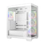 DeepCool CG580 4F V2 ARGB ATX Gaming Chassis – White | dynacor.co.za