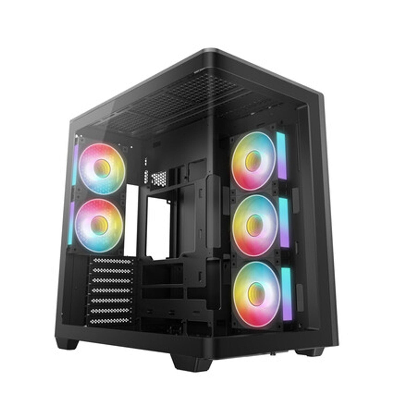 DeepCool CG590U 5F ATX ARGB Gaming Chassis - Black | dynacor.co.za