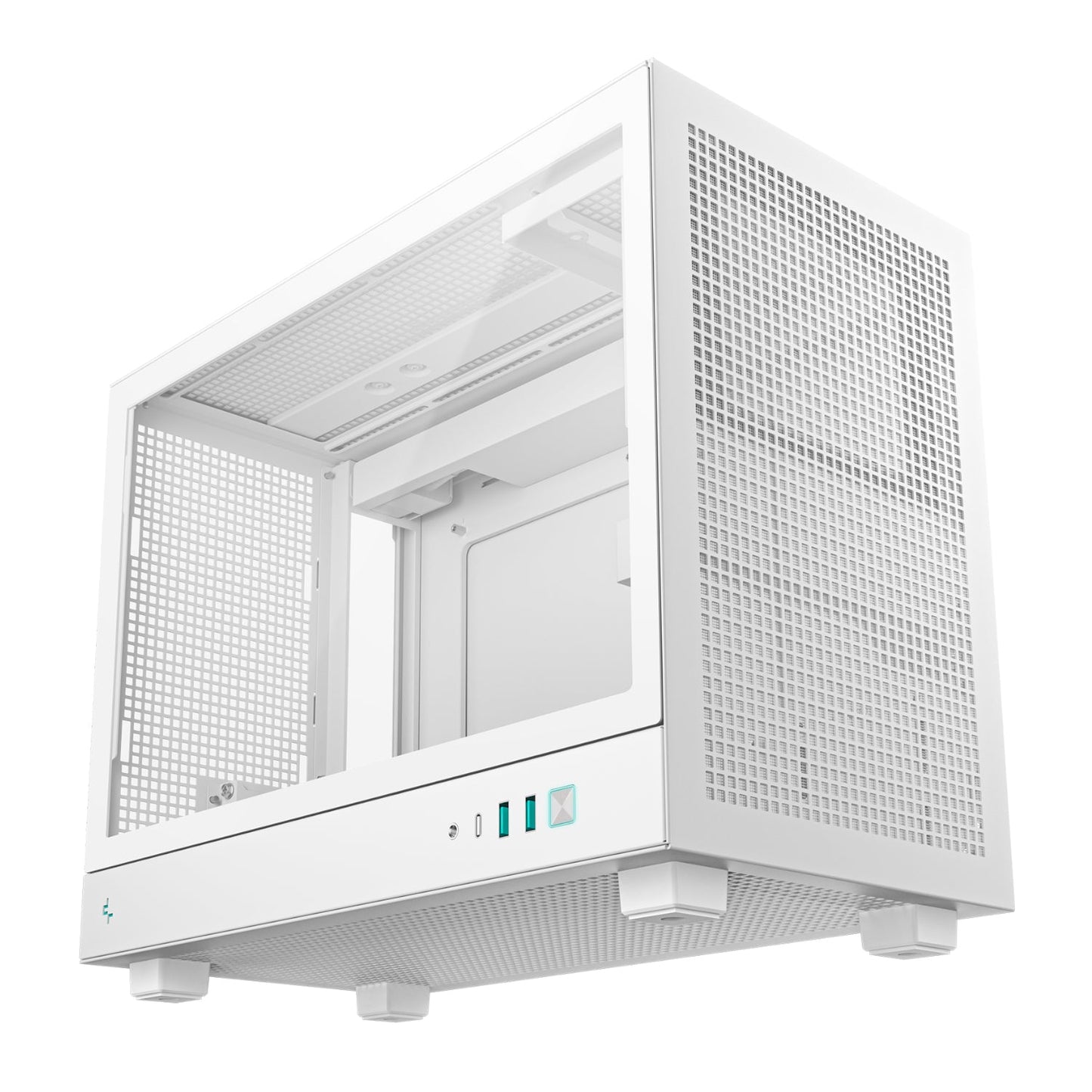 DeepCool CH160 PLUS Micro-ATX Chassis - White | dynacor.co.za