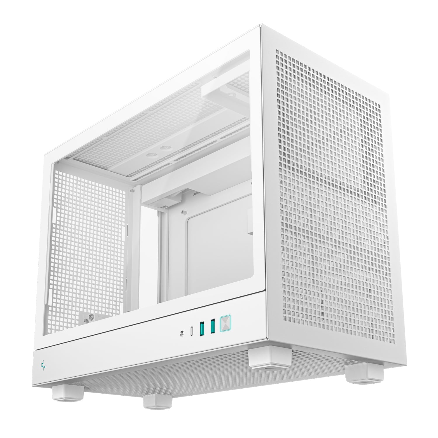 DeepCool CH160 PLUS Micro-ATX Chassis - White | dynacor.co.za