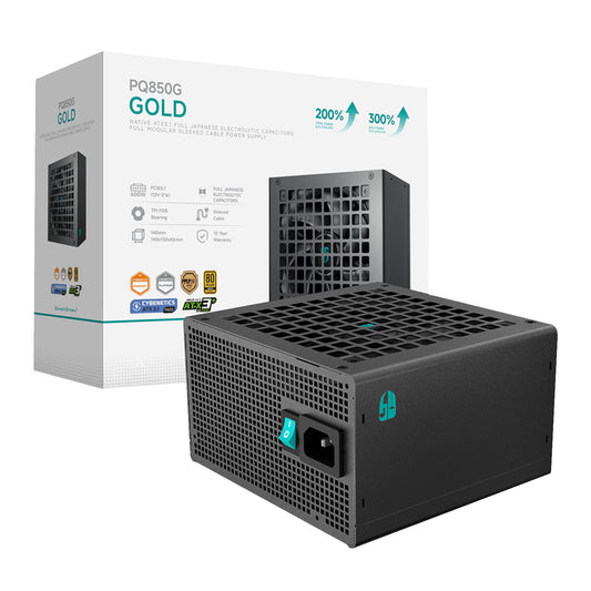 DeepCool PQ850M 850W 80 PLUS GOLD Fully Modular Power Supply | dynacor.co.za