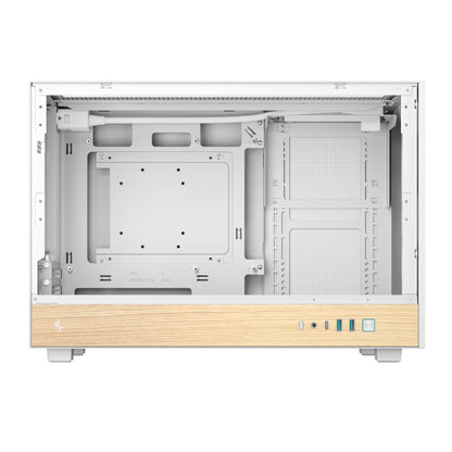 DeepCool CH260 Wood mATX Gaming Chassis White | dynacor.co.za
