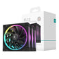 DeepCool FL12 3-in-1 ARGB 120mm Fan 3 Pack - Black | dynacor.co.za