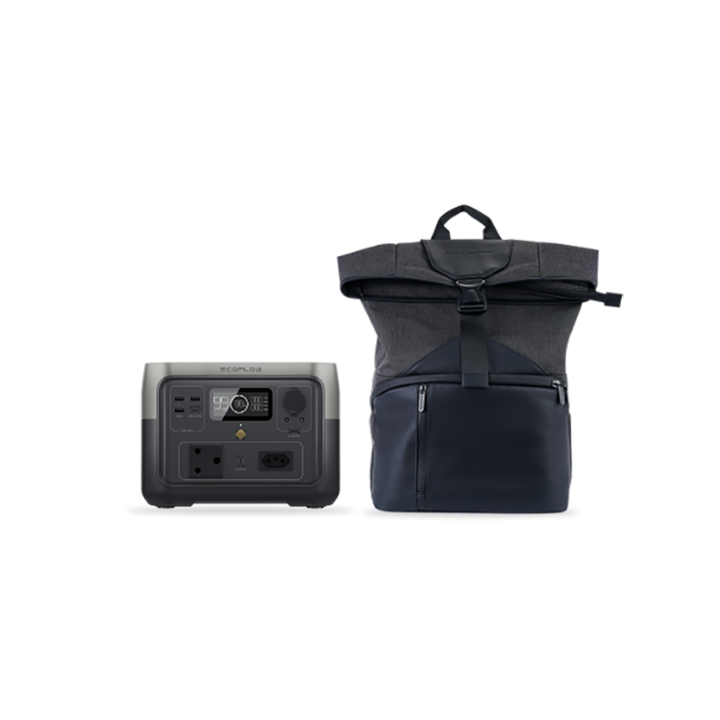 ECOFLOW RIVER 2 MAX Portable Power Station 512Wh battery 500W output 220W Solar Charger - SA Socket | dynacor.co.za