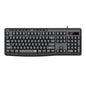 Redragon BK-7366 Full-size Ergonomic Wired Membrane Office Keyboard - Black | dynacor.co.za