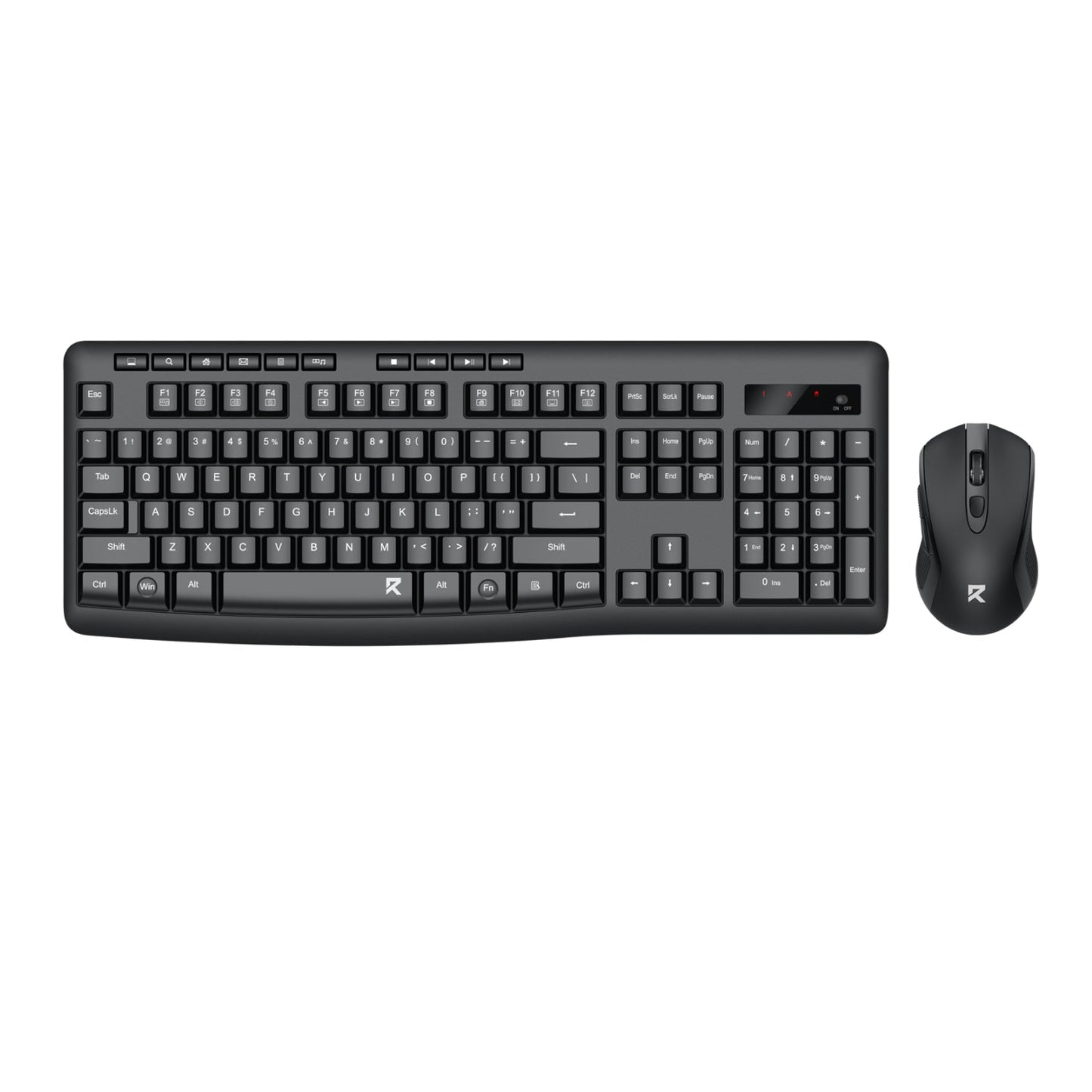 Redragon BS-7367-A Wireless Keyboard and Mouse Combo - Black | dynacor.co.za
