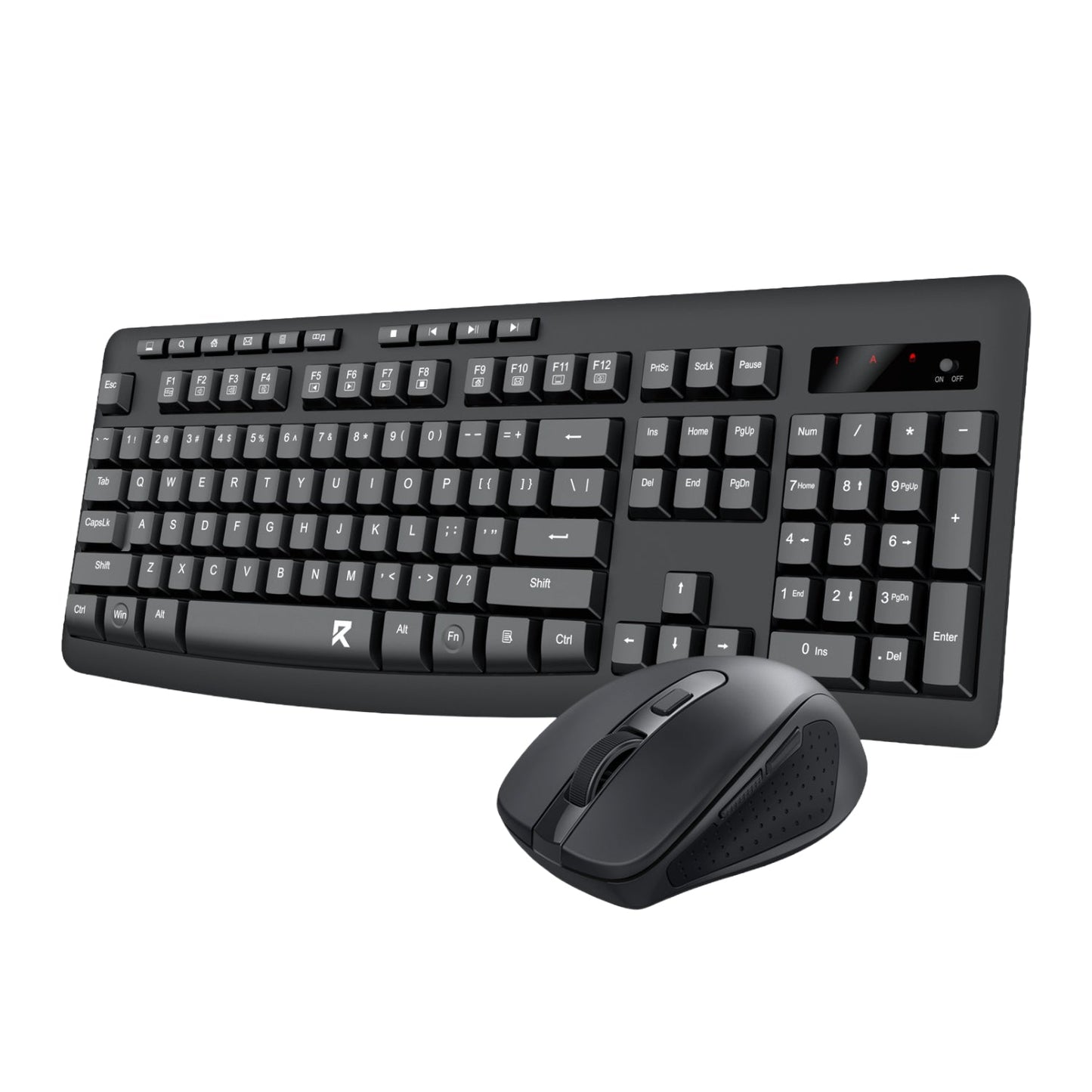 Redragon BS-7367-B Wireless Office Keyboard and Mouse Combo - Black | dynacor.co.za