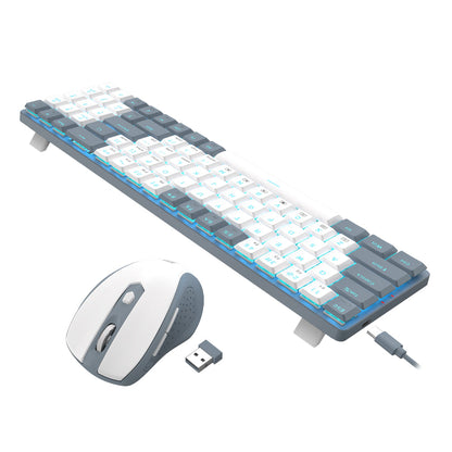 Redragon BS8772 Wireless Keyboard and Mouse Combo - Grey/White | dynacor.co.za