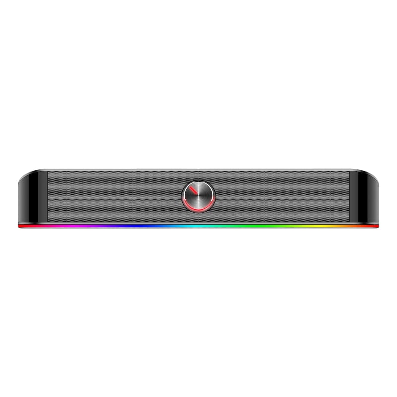 REDRAGON 2.0 Sound Bar ADIEMUS 2 x 3W RGB USB|Aux PC Gaming Speaker - Black | dynacor.co.za