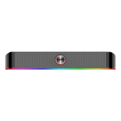 REDRAGON 2.0 Sound Bar ADIEMUS 2 x 3W RGB USB|Aux PC Gaming Speaker - Black | dynacor.co.za