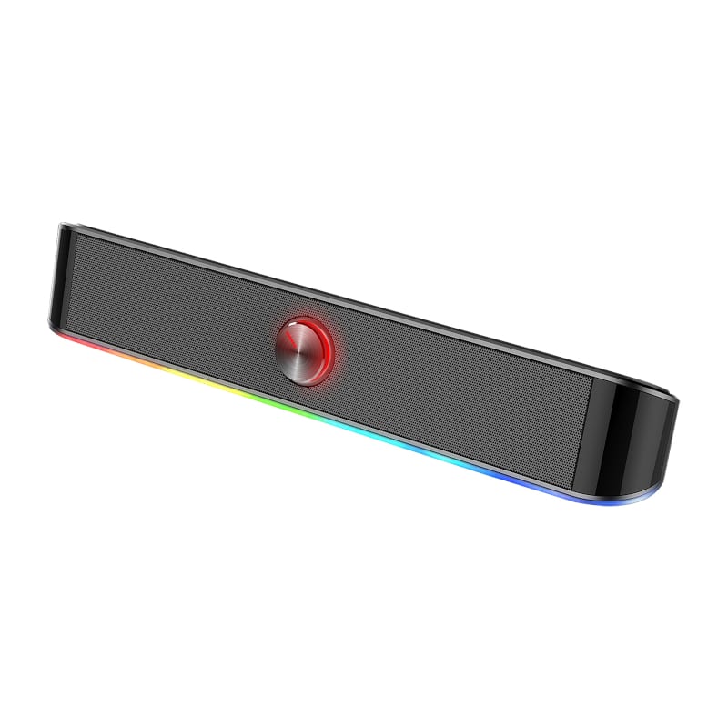 REDRAGON 2.0 Sound Bar ADIEMUS 2 x 3W RGB USB|Aux PC Gaming Speaker - Black | dynacor.co.za