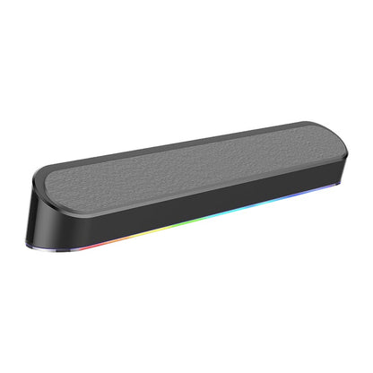 REDRAGON 2.0 Sound Bar ADIEMUS 2 x 3W RGB USB|Aux PC Gaming Speaker - Black | dynacor.co.za