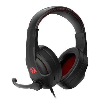 Redragon H211 CRONUS Surround Sound RGB Wired Gaming Headset - Black | dynacor.co.za