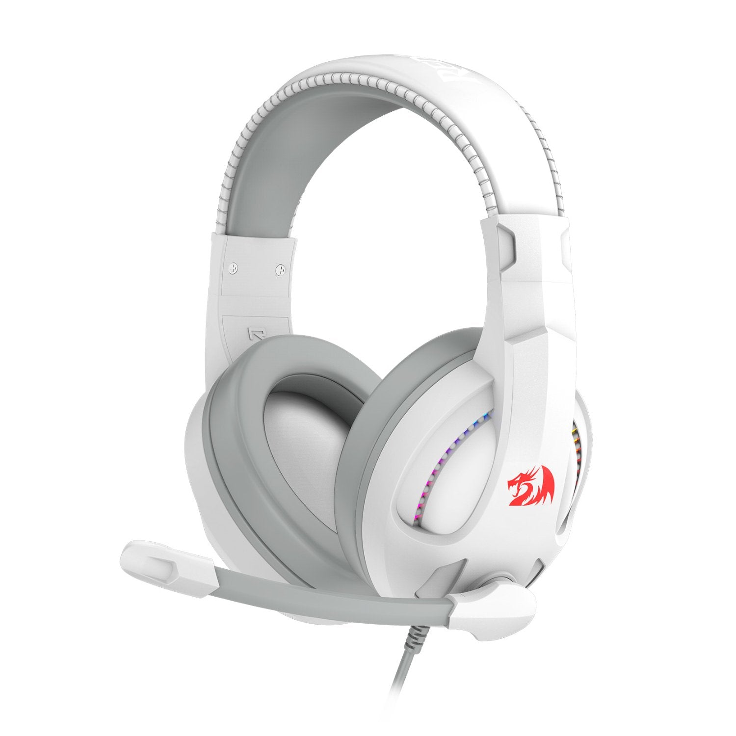 Redragon H211 CRONUS Surround Sound RGB Wired Gaming Headset – White | dynacor.co.za