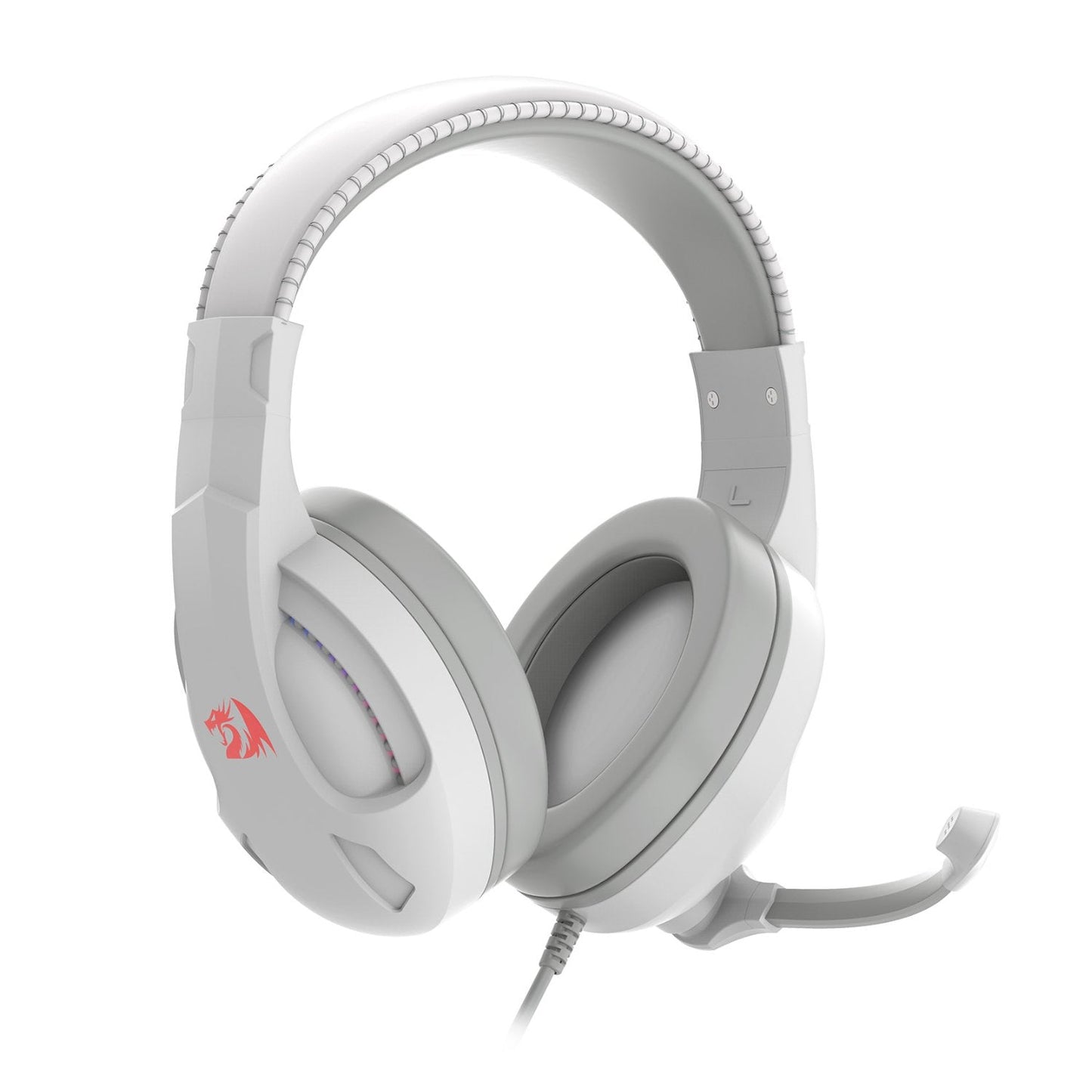 Redragon H211 CRONUS Surround Sound RGB Wired Gaming Headset – White | dynacor.co.za