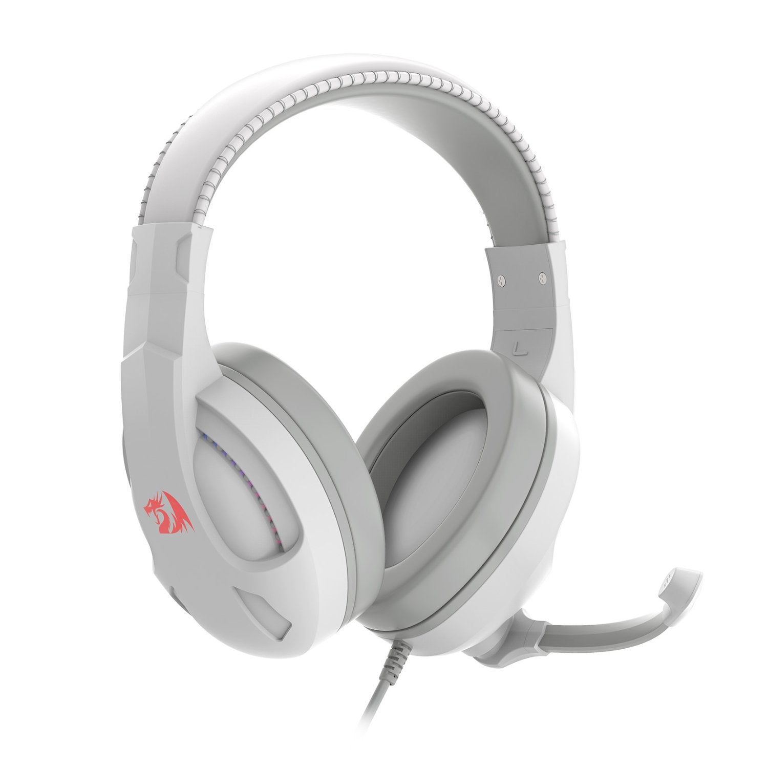 Redragon H211 CRONUS Surround Sound RGB Wired Gaming Headset – White | dynacor.co.za