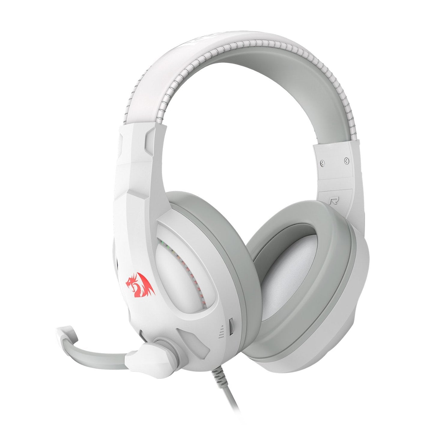 Redragon H211 CRONUS Surround Sound RGB Wired Gaming Headset – White | dynacor.co.za