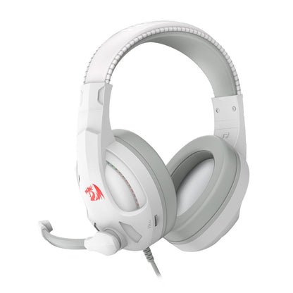 Redragon H211 CRONUS Surround Sound RGB Wired Gaming Headset – White | dynacor.co.za