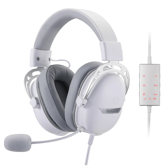 REDRAGON Over-Ear AURORA Gaming Headset - White | dynacor.co.za