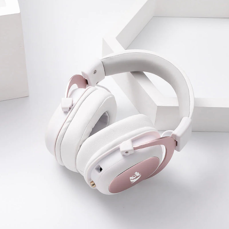 REDRAGON Over-Ear ZEUS 2 USB Gaming Headset - White | dynacor.co.za