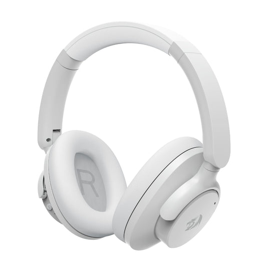 Redragon H610 VIBECORE ANC Bluetooth Wireless Over-ear Headphones – White | dynacor.co.za