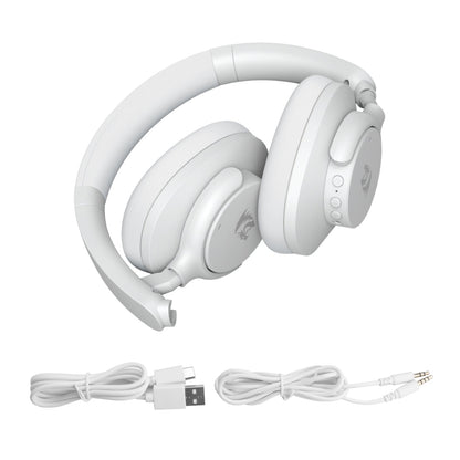 Redragon H610 VIBECORE ANC Bluetooth Wireless Over-ear Headphones – White | dynacor.co.za