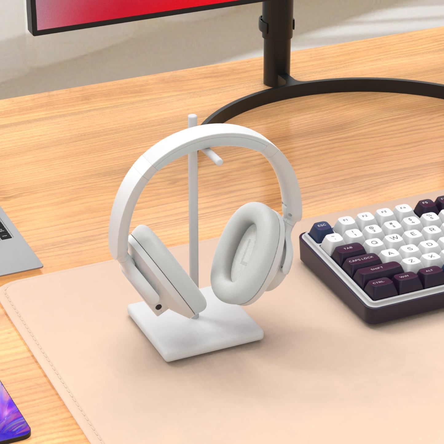 Redragon H610 VIBECORE ANC Bluetooth Wireless Over-ear Headphones – White | dynacor.co.za