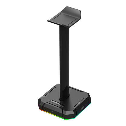 Redragon HA300 Scepter Pro RGB Headset Stand with USB Hub (4 x USB 2.0, RGB Lighting) | dynacor.co.za