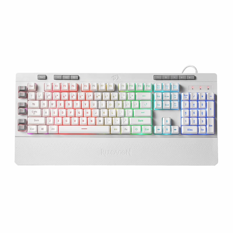 REDRAGON SHIVA Membrane Keyboard - White | dynacor.co.za
