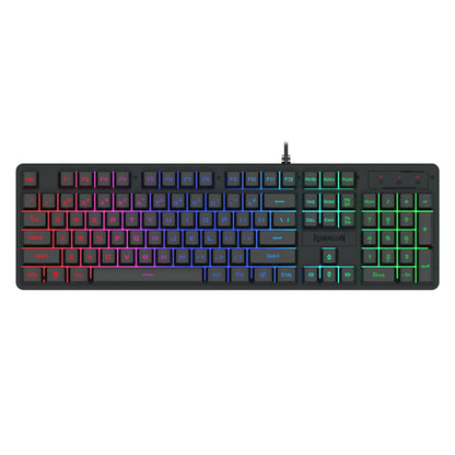 Redragon K521 Upgrade Rainbow LED 104-Key Membrane Gaming Keyboard | dynacor.co.za