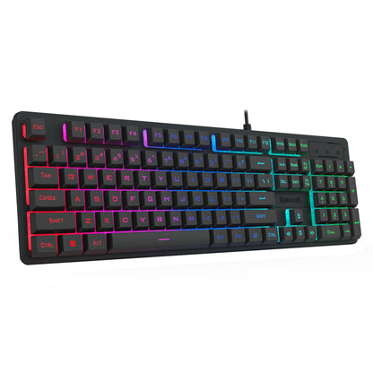 Redragon K521 Upgrade Rainbow LED 104-Key Membrane Gaming Keyboard | dynacor.co.za