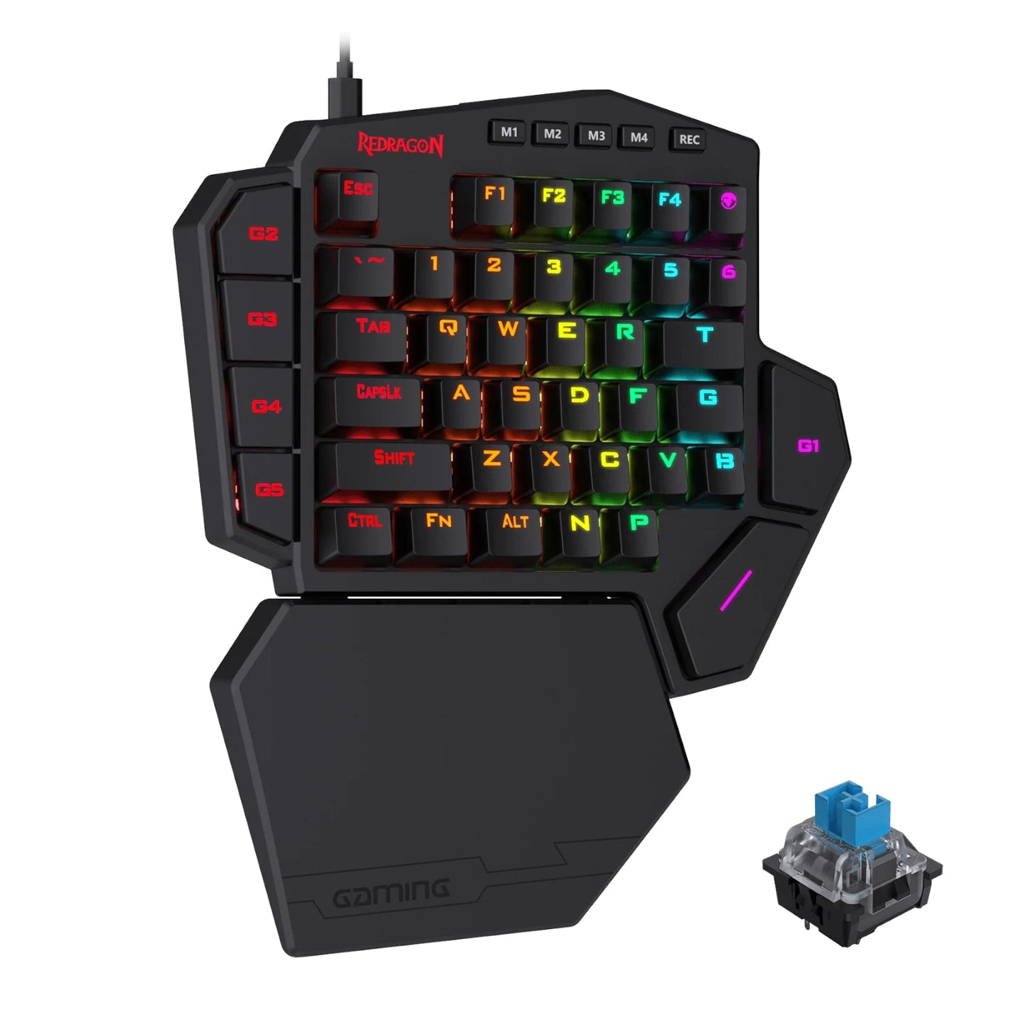 Redragon K585 DITI ELITE PRO RGB 40% Wireless Mechanical Gaming Keyboard - Blue Switches | dynacor.co.za