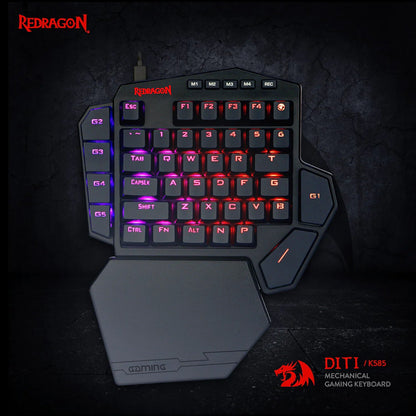 Redragon K585 DITI ELITE PRO RGB 40% Wireless Mechanical Gaming Keyboard - Blue Switches | dynacor.co.za