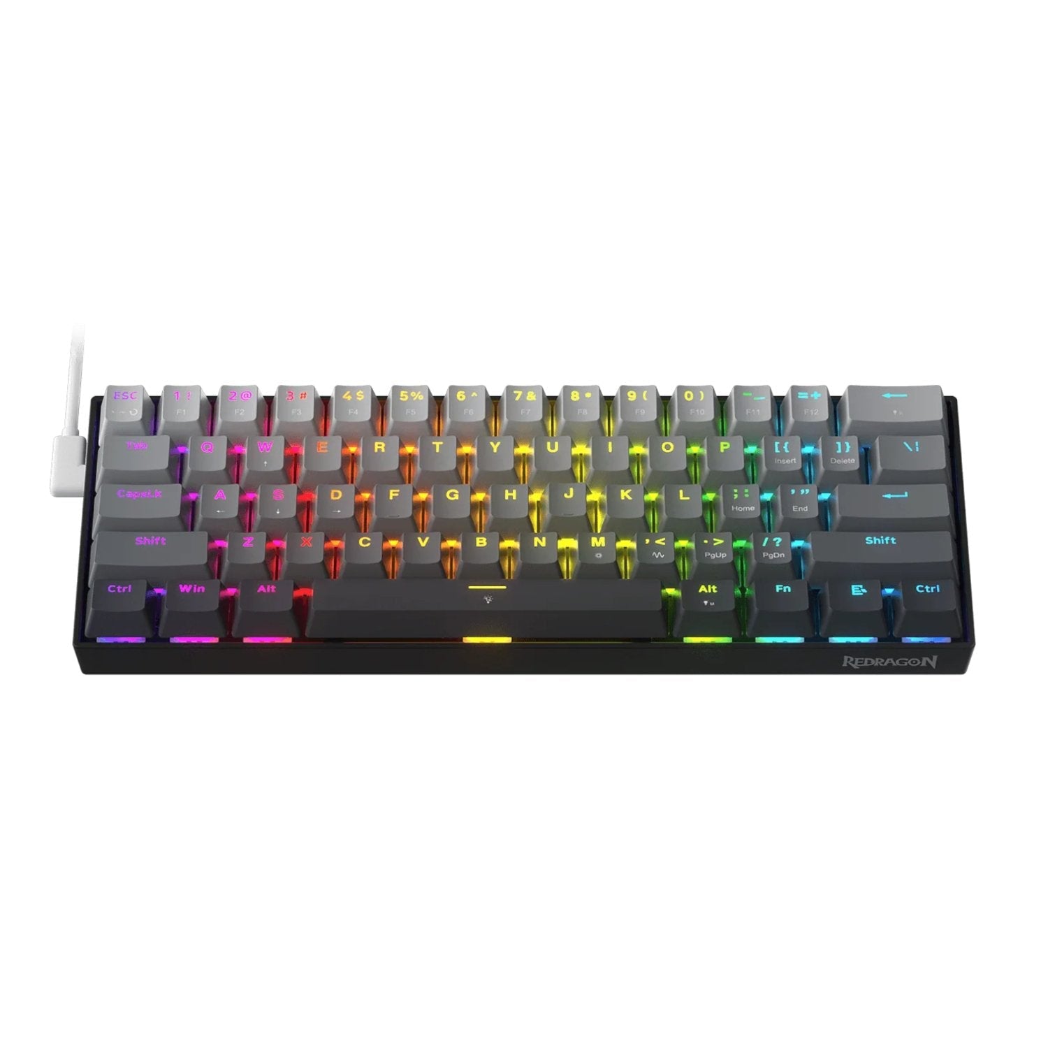 Redragon K617 FIZZ Rapid Trigger 60% Magnet Hall Switch Wired RGB Gaming Keyboard | dynacor.co.za