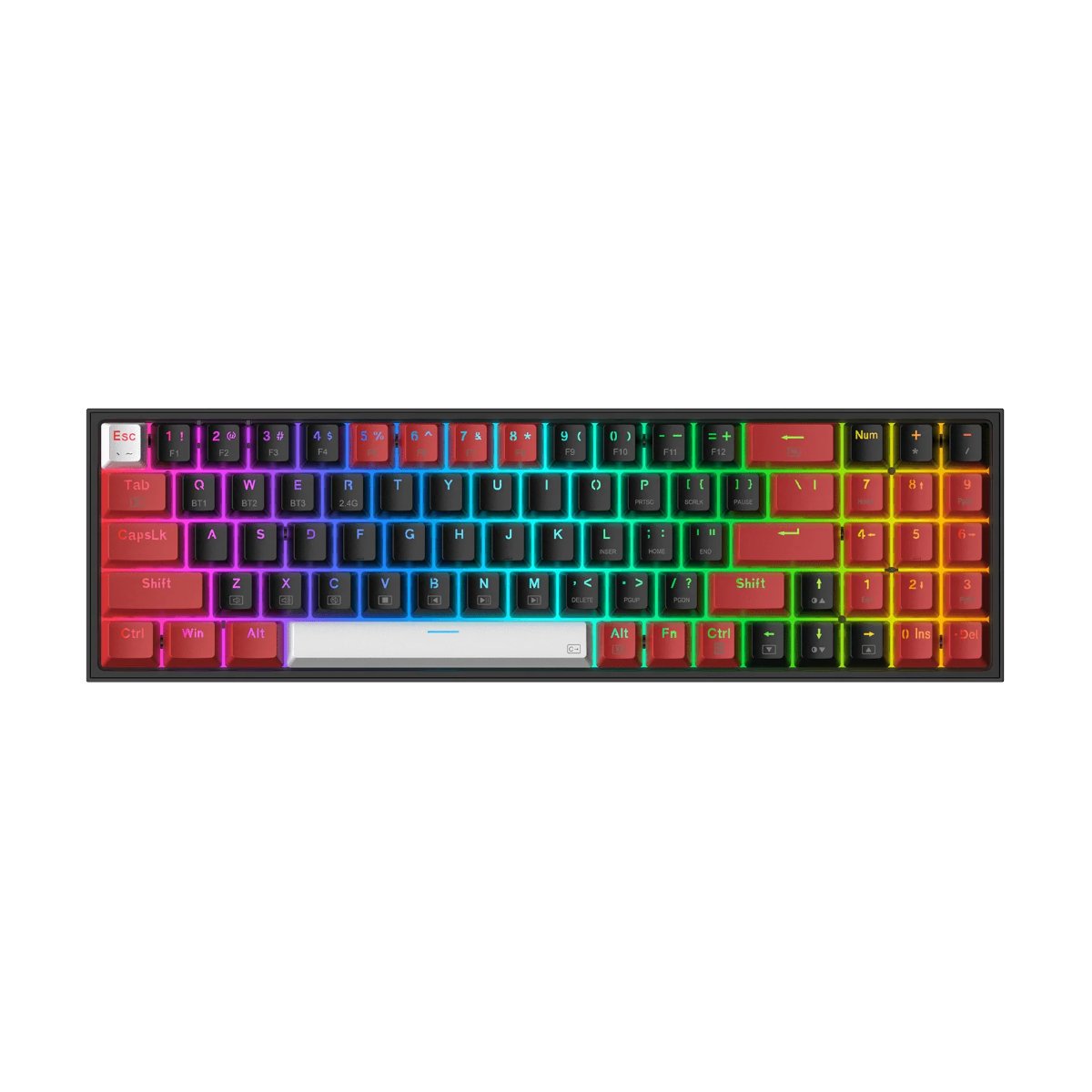 REDRAGON MECHANICAL POLLUX PRO WIRELESS BT|RF GAMING KEYBOARD | dynacor.co.za