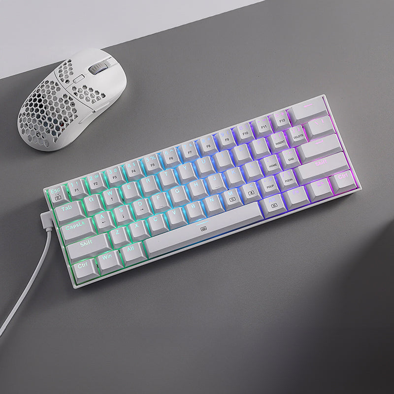 REDRAGON DRAGONBORN Wired Mechanical Keyboard RGB 67Key Design - White | dynacor.co.za