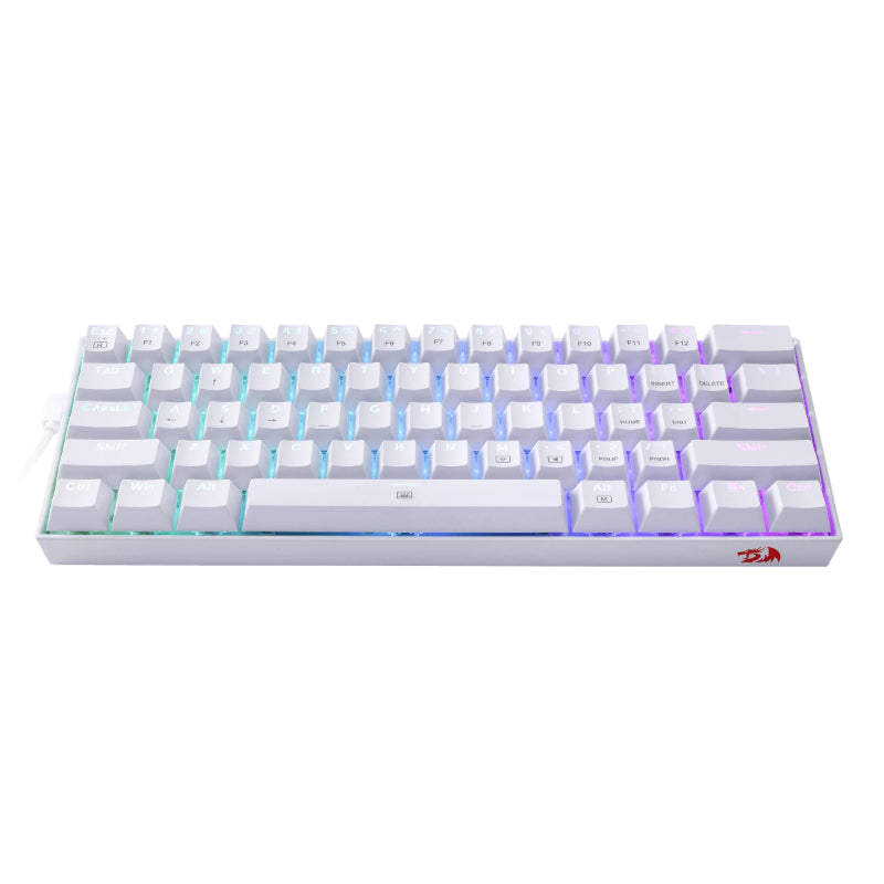 REDRAGON DRAGONBORN Wired Mechanical Keyboard RGB 67Key Design - White | dynacor.co.za