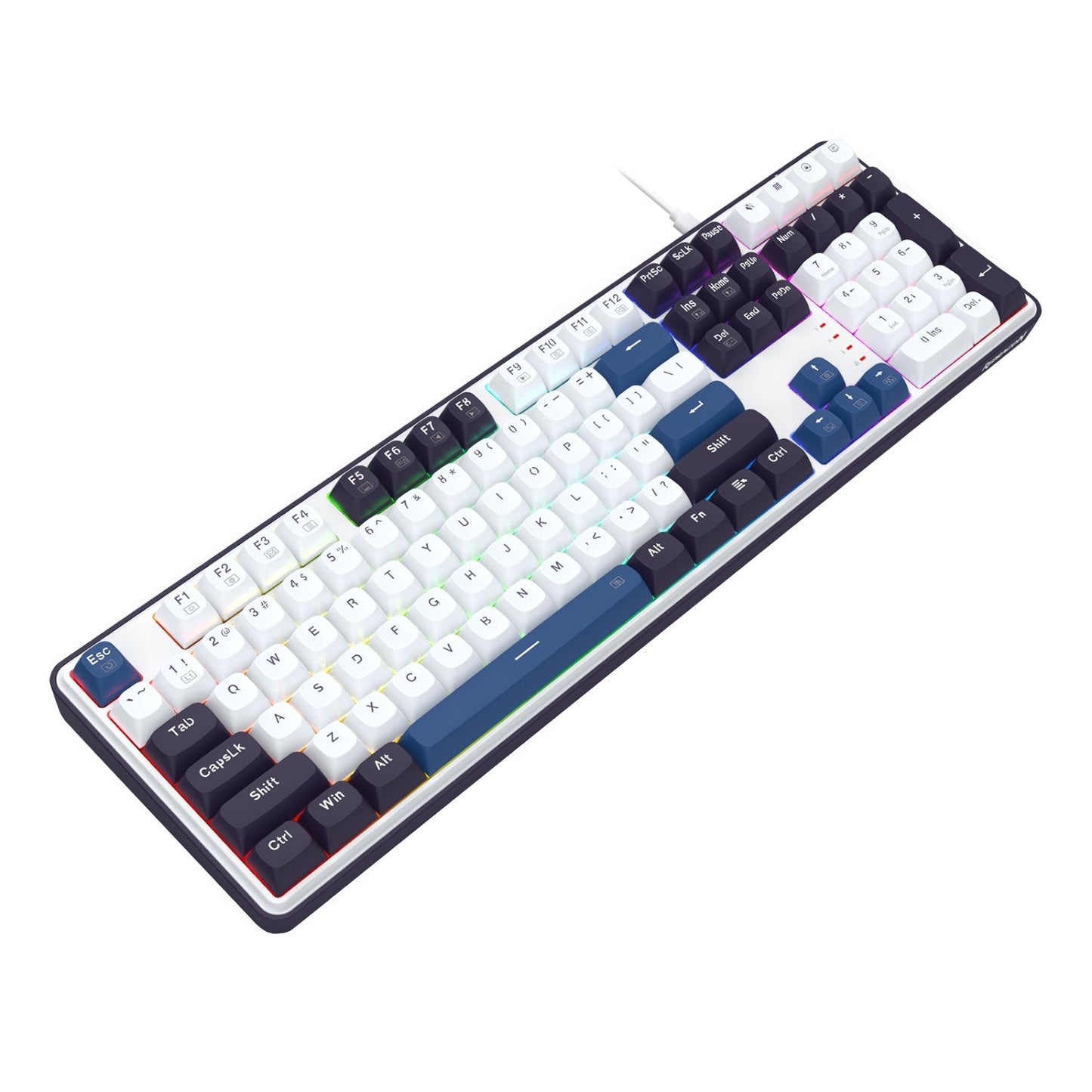 Redragon K689 WYVERN RGB Wired Mechanical Keyboard - White/Black | dynacor.co.za