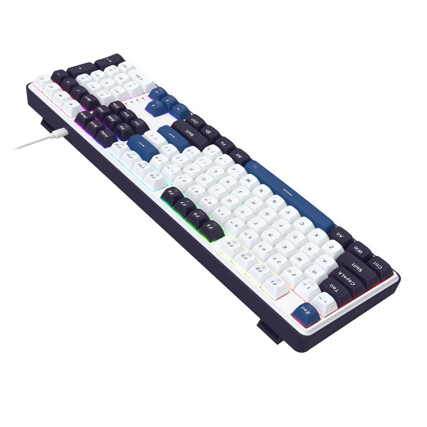Redragon K689 WYVERN RGB Wired Mechanical Keyboard - White/Black | dynacor.co.za