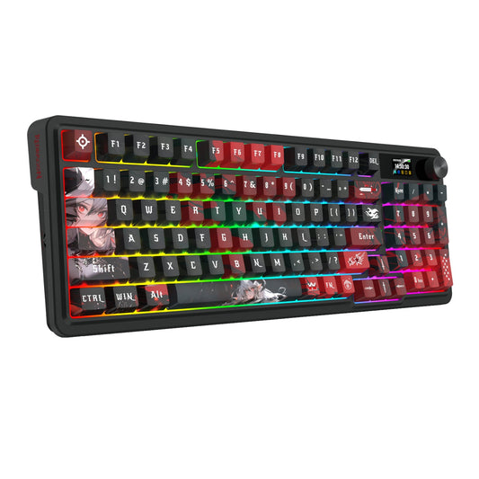Redragon K719AK ARTEMIS PRO RGB Wireless LCD Mechanical Gaming Keyboard (Anime Edition) | dynacor.co.za