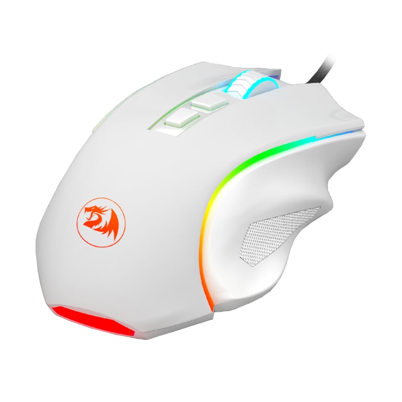REDRAGON GRIFFIN 7200DPI Gaming Mouse - White | dynacor.co.za
