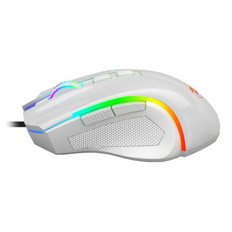 REDRAGON GRIFFIN 7200DPI Gaming Mouse - White | dynacor.co.za