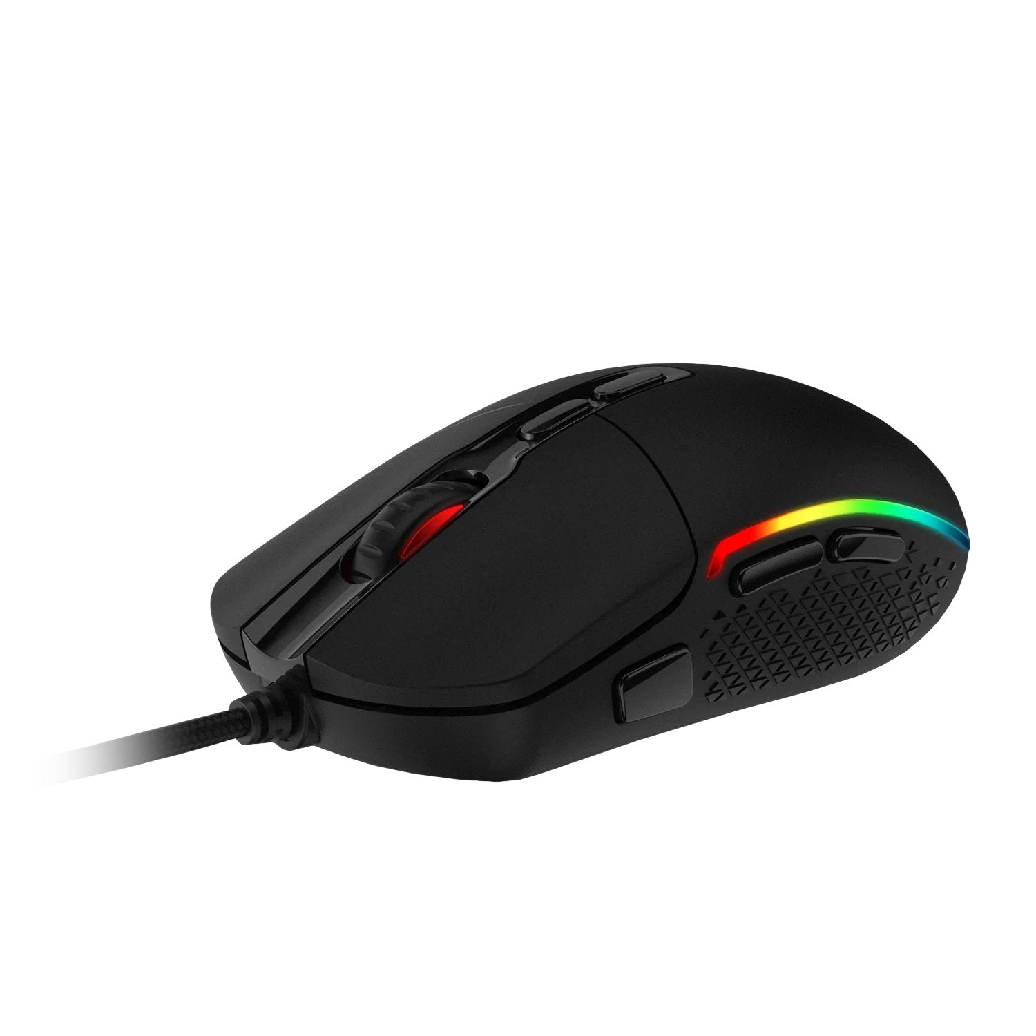 Redragon M719 INVADER RGB 10000 DPI Wired Optical Gaming Mouse - Black | dynacor.co.za