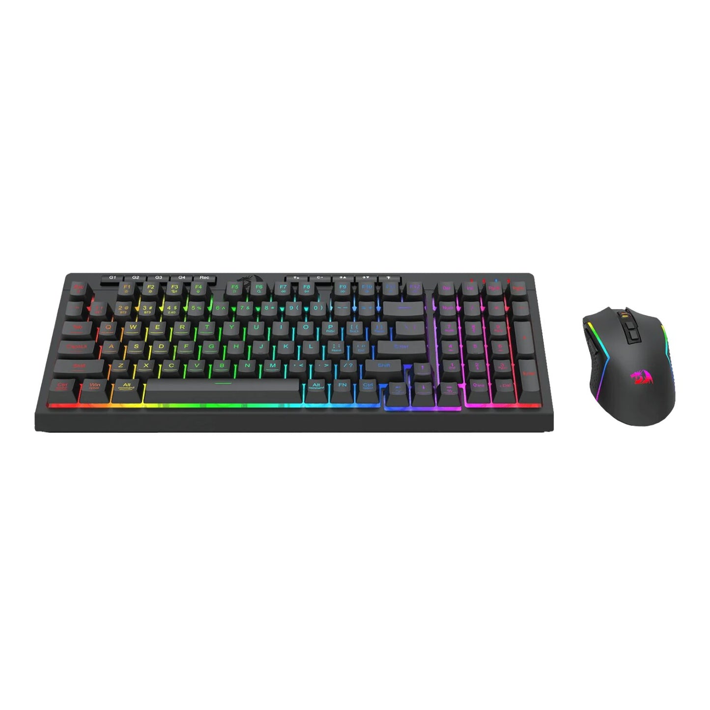 Redragon RYLO PRO S142 Tri-Mode RGB Gaming Keyboard and Mouse Combo | dynacor.co.za