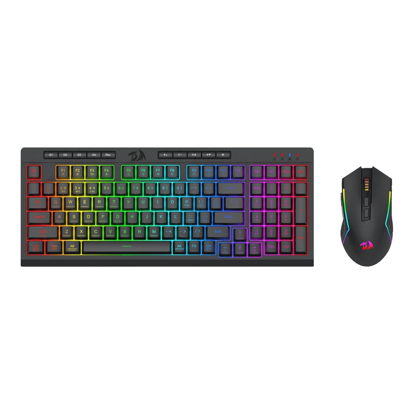 Redragon RYLO PRO S142 Tri-Mode RGB Gaming Keyboard and Mouse Combo | dynacor.co.za