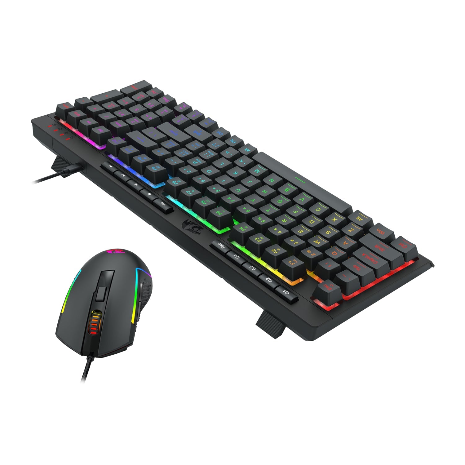 Redragon 4-in-1 Keyboard | Mouse | Mousepad | Headset Gaming Combo | dynacor.co.za