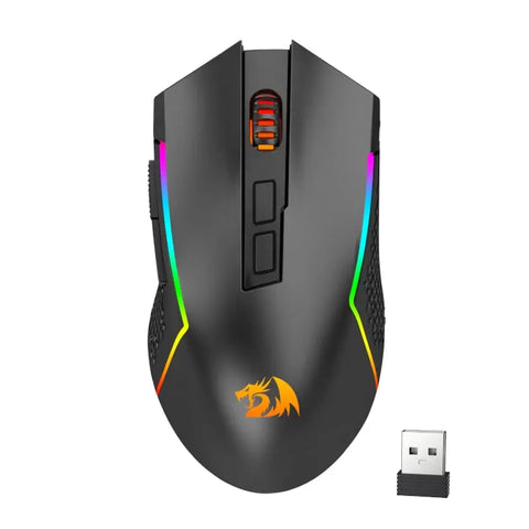 REDRAGON Trident Pro 8000DPI RGB Gaming Mouse - Black | dynacor.co.za