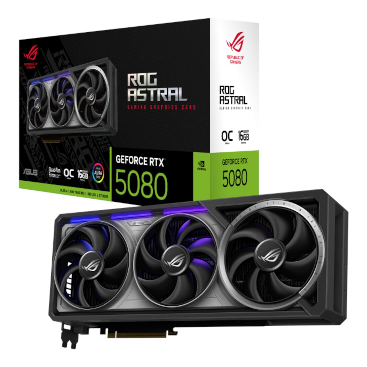 Asus ROG Astral GeForce RTX 5080 16GB GDDR7 OC Edition | dynacor.co.za