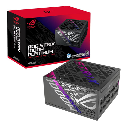 ASUS ROG STRIX 1000W 80 PLUS Platinum ATX 3.1 Fully-Modular Power Supply | dynacor.co.za