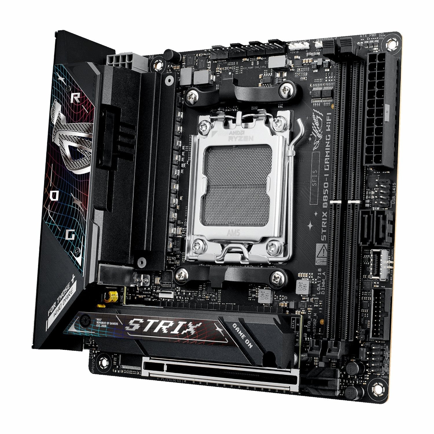 Asus ROG Strix B850-I Gaming WiFi AM5 Mini-ITX Gaming Motherboard | dynacor.co.za